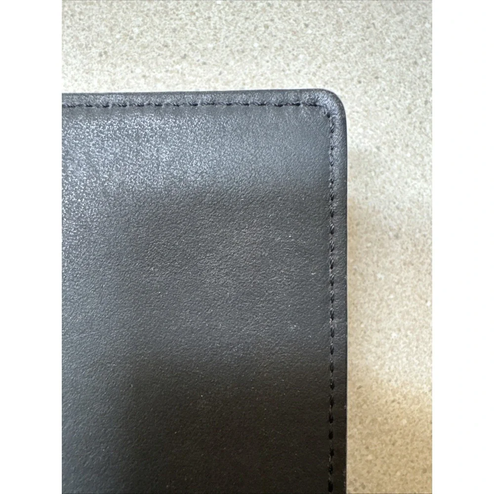Louis Vuitton Monogram Glace Port Bié Monnaie Wallet Checkbook Cover And Atlas